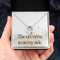 The Universe Is on My Side: Lucky in Love Necklace – A Symbol of Faith and Alignment