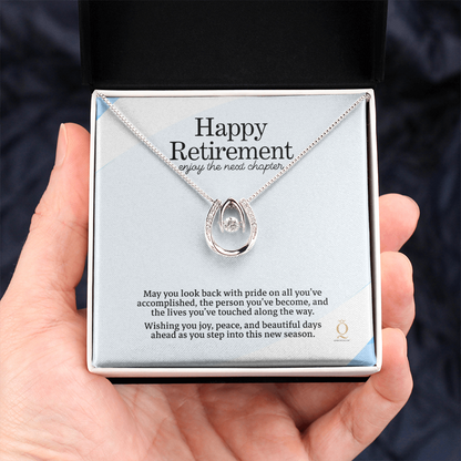 Retirement Gifts for Women | Retirement Necklace from Coworkers | Coworker Leaving Gift | Jewelry for Retirement | Leaving Job Gift for Teachers & Nurses
