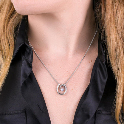 To My Amazing Bestie Necklace | Lucky In Love Pendant | Gift for Best Friend | Friendship Jewelry