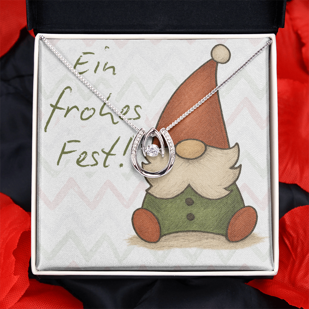 Ein frohes Fest!: Lucky In Love Necklace – Elegant German Christmas Gift