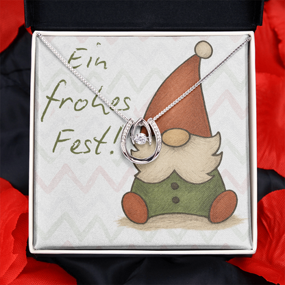 Ein frohes Fest!: Lucky In Love Necklace – Elegant German Christmas Gift