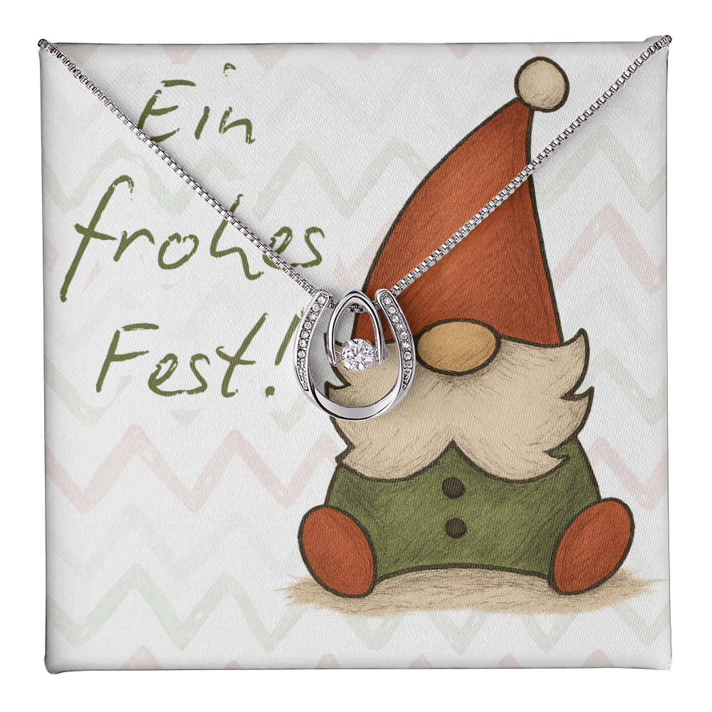 Ein frohes Fest!: Lucky In Love Necklace – Elegant German Christmas Gift