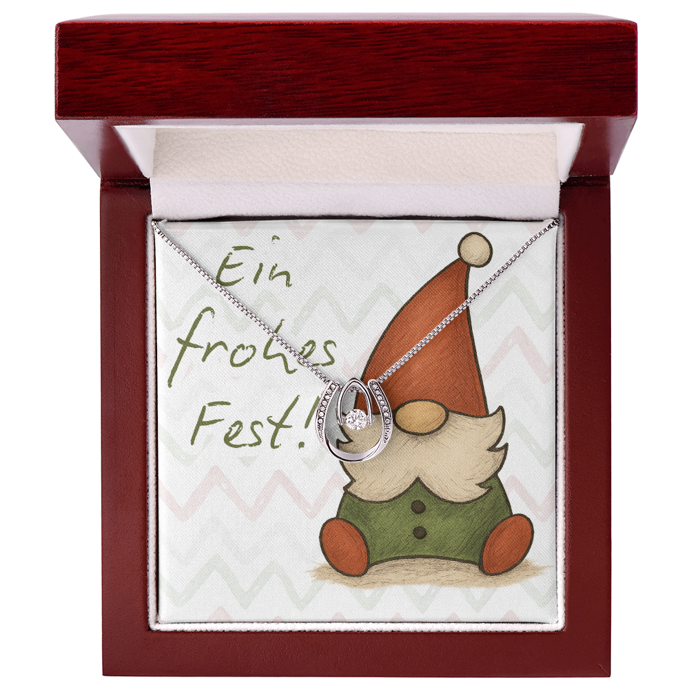 Ein frohes Fest!: Lucky In Love Necklace – Elegant German Christmas Gift
