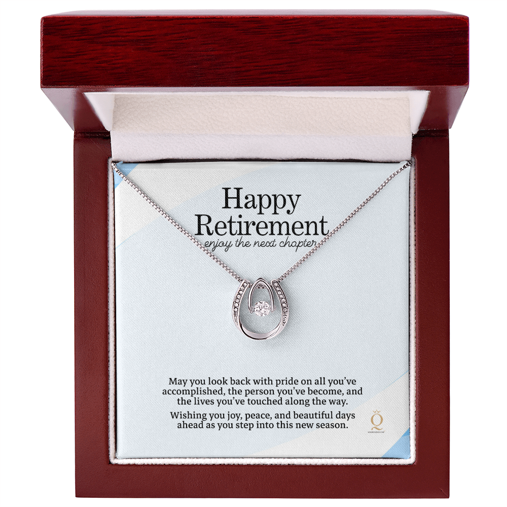 Retirement Gifts for Women | Retirement Necklace from Coworkers | Coworker Leaving Gift | Jewelry for Retirement | Leaving Job Gift for Teachers & Nurses