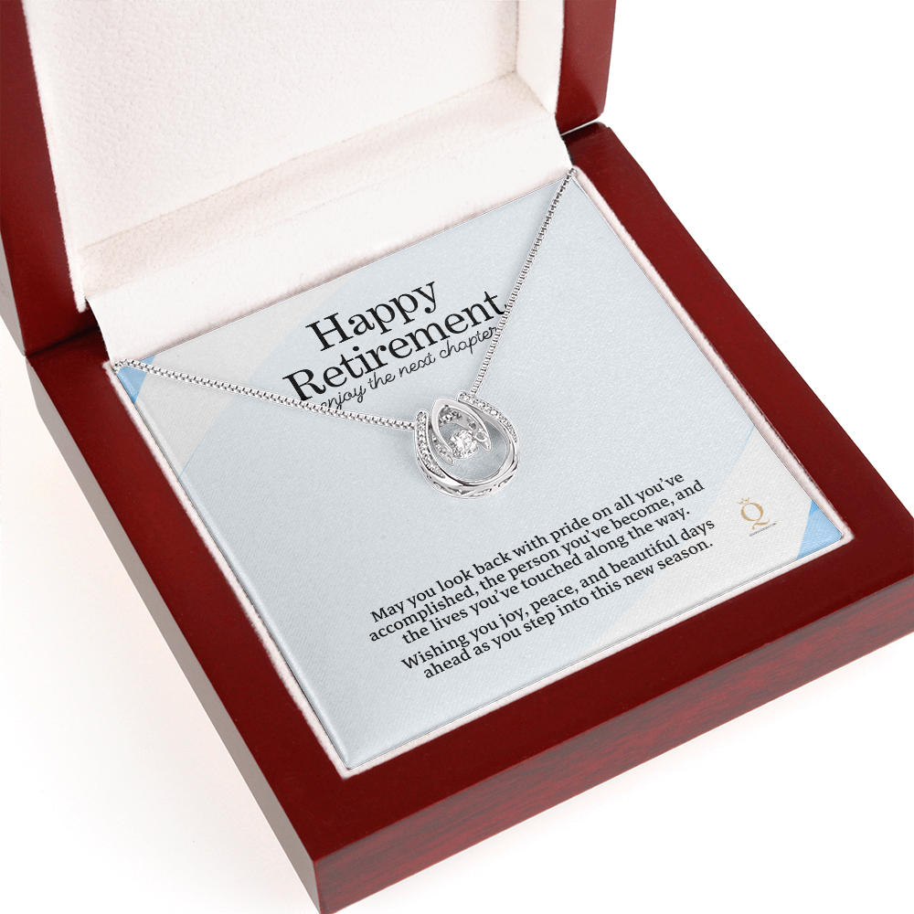 Retirement Gifts for Women | Retirement Necklace from Coworkers | Coworker Leaving Gift | Jewelry for Retirement | Leaving Job Gift for Teachers & Nurses