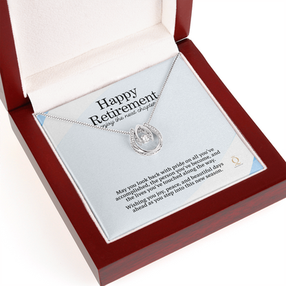 Retirement Gifts for Women | Retirement Necklace from Coworkers | Coworker Leaving Gift | Jewelry for Retirement | Leaving Job Gift for Teachers & Nurses