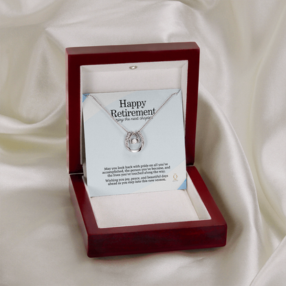 Retirement Gifts for Women | Retirement Necklace from Coworkers | Coworker Leaving Gift | Jewelry for Retirement | Leaving Job Gift for Teachers & Nurses