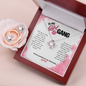 Love Knot Earring & Necklace Set | To My Girl Gang Gift | Best Friends Jewelry Set | Sisterhood Gift for Women | Friendship Gift Box