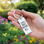 Nurse Appreciation Gift for Her | Built Before A.I. | Engraved Rectangle Keychain for Nurses