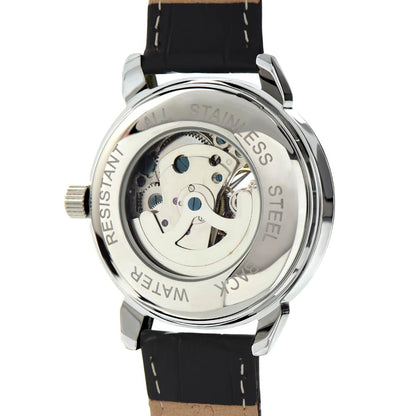 Christian Openwork Skeleton Watch – “God's Strength Is Your Armor” | Faith Gift for Men, Husband, Dad, Son & Pastor
