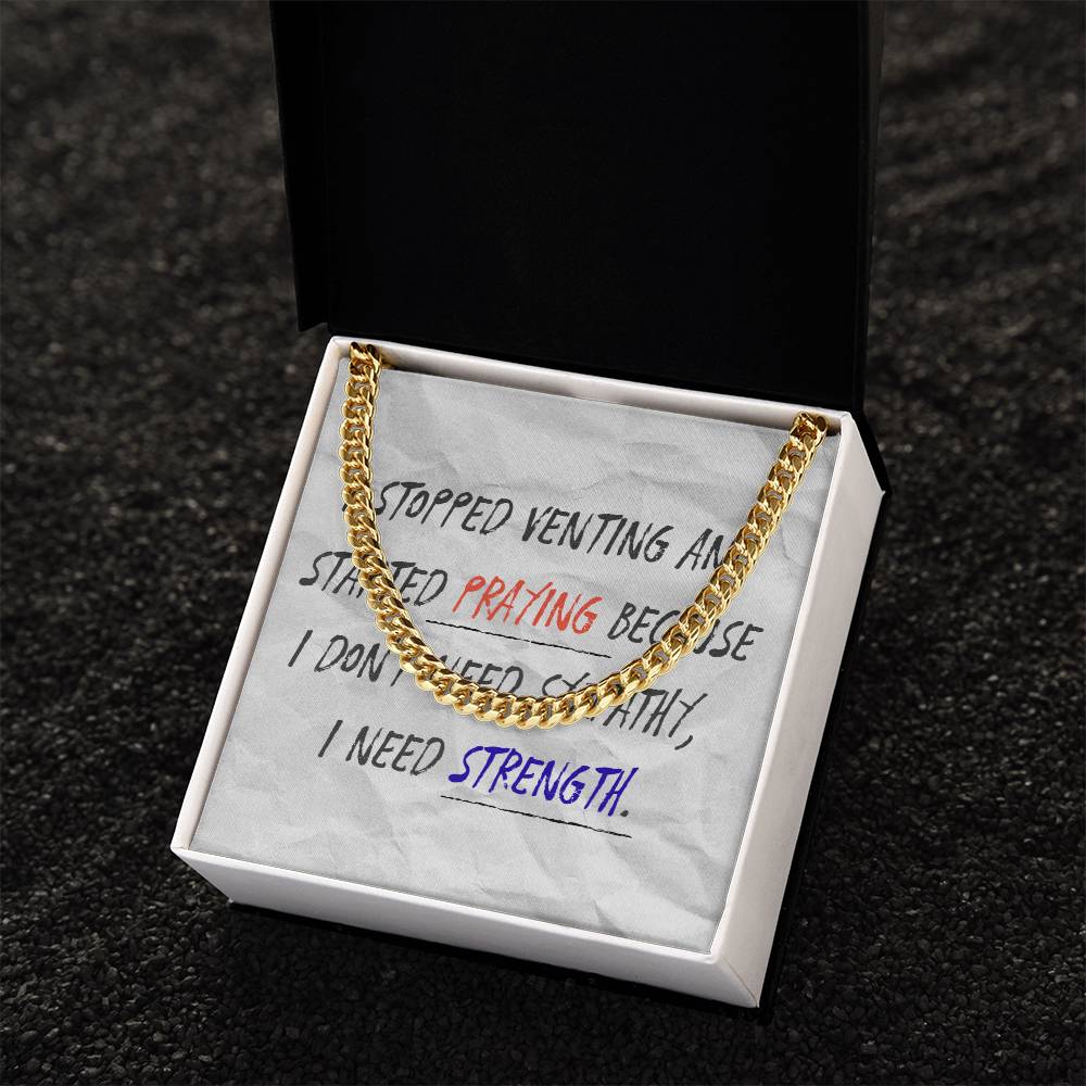 Modern Christian jewelry gift for father, husband, or son