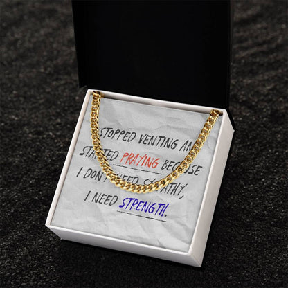 Modern Christian jewelry gift for father, husband, or son