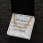 Modern Christian jewelry gift for father, husband, or son