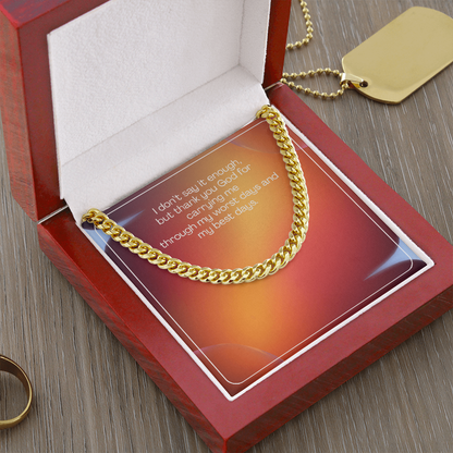 Grateful Heart – Cuban Link Chain