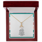 Psalm 139:14 Ribbon Pendant Necklace – “Fearfully & Wonderfully Made” Christian Gift for Women, Daughter, Mom, Encouragement Faith Jewelry