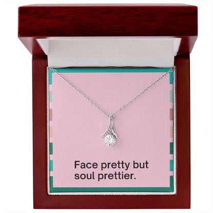 allure beauty pendant necklace