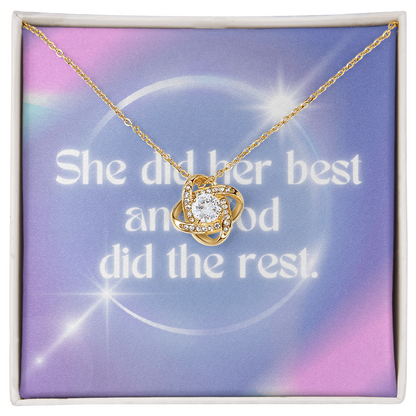 Round cubic zirconia pendant on adjustable chain with lobster clasp