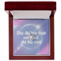 Christian jewelry gift symbolizing trust, grace, and strength