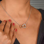 Quan Jewelry Lovina Heart-to-Heart: Mother's Love Necklace