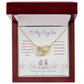 To My Day One Necklace | Interlocking Hearts Necklace Gift for Best Friend | Soul Sister Gift