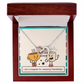 Magnet for Amazing Friendships – Interlocking Hearts Necklace