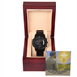 Man of Courage: Men's Openwork Watch – God Goes Before You in All Things