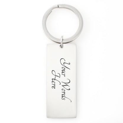 Nurse Appreciation Gift for Her | Built Before A.I. | Engraved Rectangle Keychain for Nurses