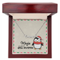 Stainless steel personalized necklace inspired by Italian winter