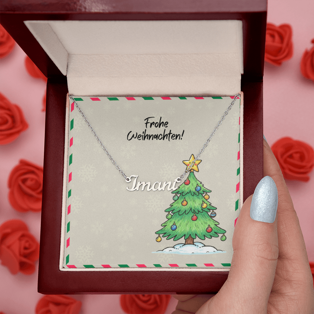 German Christmas custom jewelry gift for her