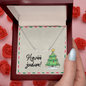 Cursive name pendant with 18K gold finish for Christmas gifting