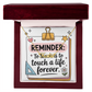 Touch a Life Forever – Custom Name Necklace