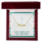 Replace Fear with Faith – Custom Name Necklace