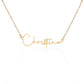 Signature Name Necklace – Nurse in Progress Edition