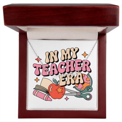 “In My Teacher Era” – Custom Name Necklace ✨