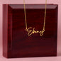 Be the Teacher Who Sees the Light: Personalized Name Necklace | Meaningful Teacher Appreciation Gift
