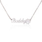 Personalized Paw Print Name Necklace — Honor Your Best Friend Forever