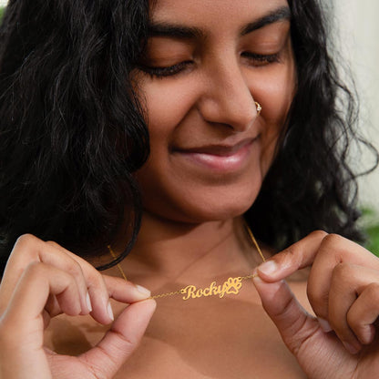 Personalized Paw Print Name Necklace — Honor Your Best Friend Forever