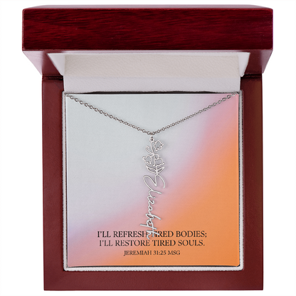 Renewed Grace – Flower Name Necklace