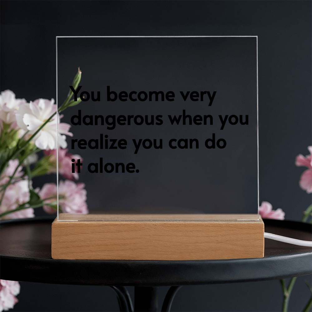 Gift-ready acrylic light plaque beautifully packaged for special occasions