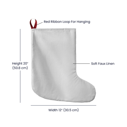Dear Santa, Just Leave Your Credit Card Under the Tree – Giant Holiday Stocking