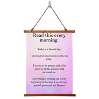 Wood Framed Wall Tapestry