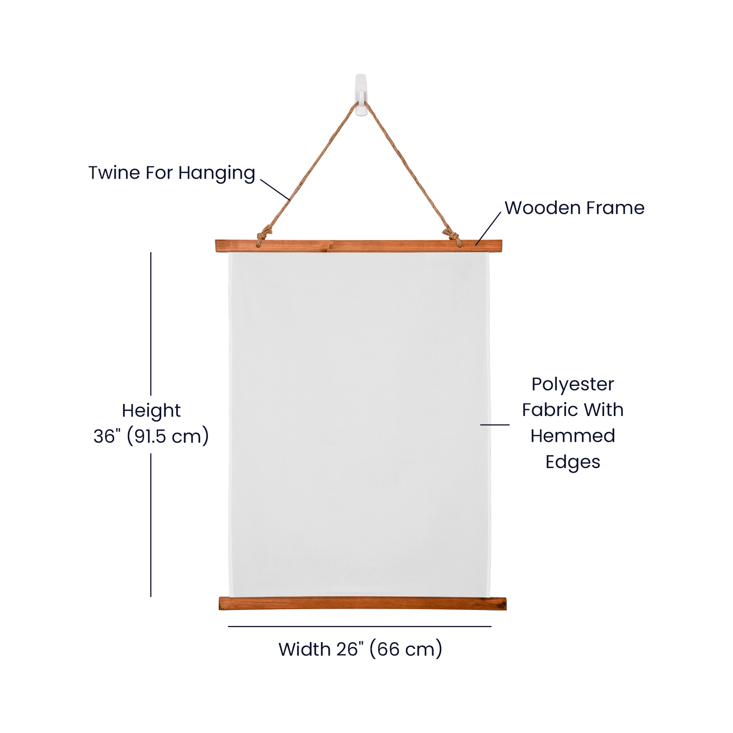 “Sarcasm: The Central Element of My Personality” Wood-Framed Wall Tapestry