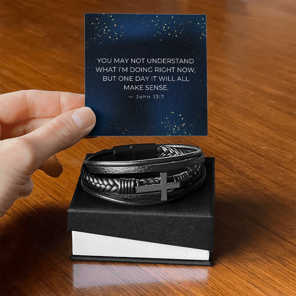 Faith in His Plan – Cross Bracelet