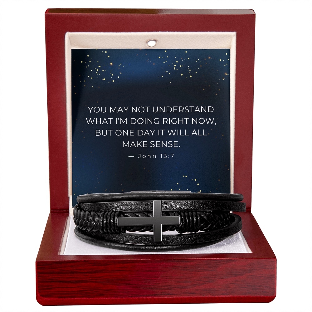 Faith in His Plan – Cross Bracelet