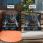 Polyester pillow with divine timing message and crown design