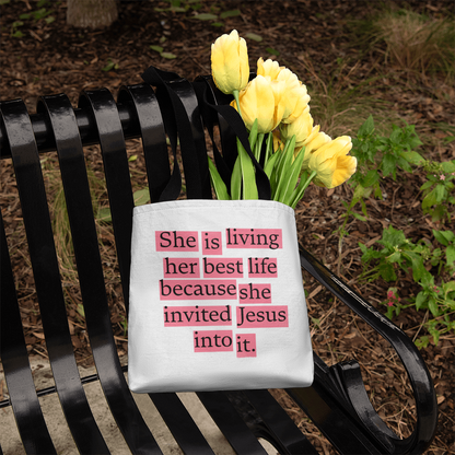 Close-up of printed quote on polyester fabric showing clear text and smooth texture.