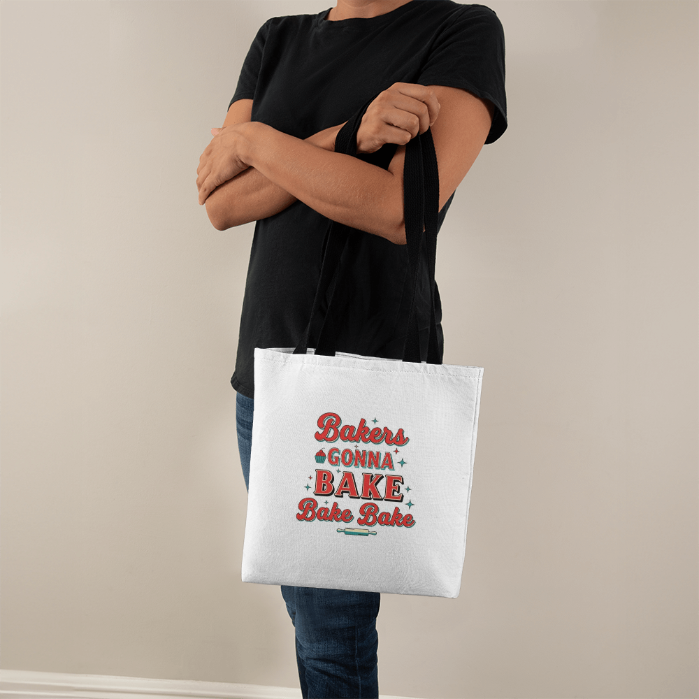 Bakers Gonna Bake Tote Bag | Cute Baking Lover Gift | Baker Gift for Women | Pastry Chef Bag | Bake Lover Kitchen Tote