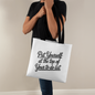Close-up of motivational quote printed on polyester fabric