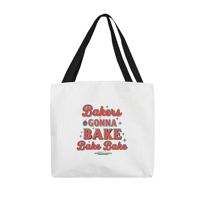 Bakers Gonna Bake Tote Bag | Cute Baking Lover Gift | Baker Gift for Women | Pastry Chef Bag | Bake Lover Kitchen Tote