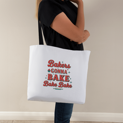 Bakers Gonna Bake Tote Bag | Cute Baking Lover Gift | Baker Gift for Women | Pastry Chef Bag | Bake Lover Kitchen Tote